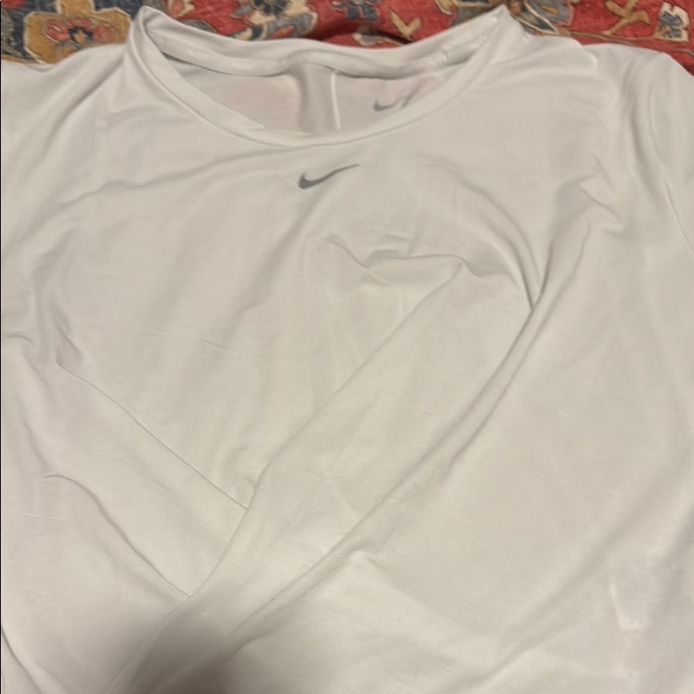 Nike White Short Sleeve Shirt